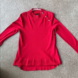 Rafaella Vibrant Red Knit Sweater new with tags size Large